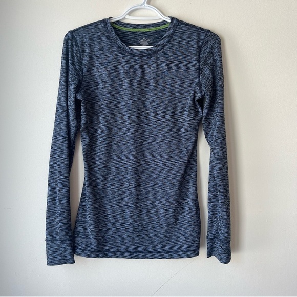 Cuddl Duds FlexFit Base Layer two piece set Set in Blue Space Dye, size small - Picture 2 of 15